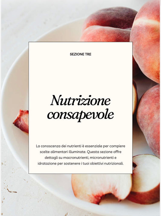 Workbook di Alimentazione Consapevole (PDF scaricabile)