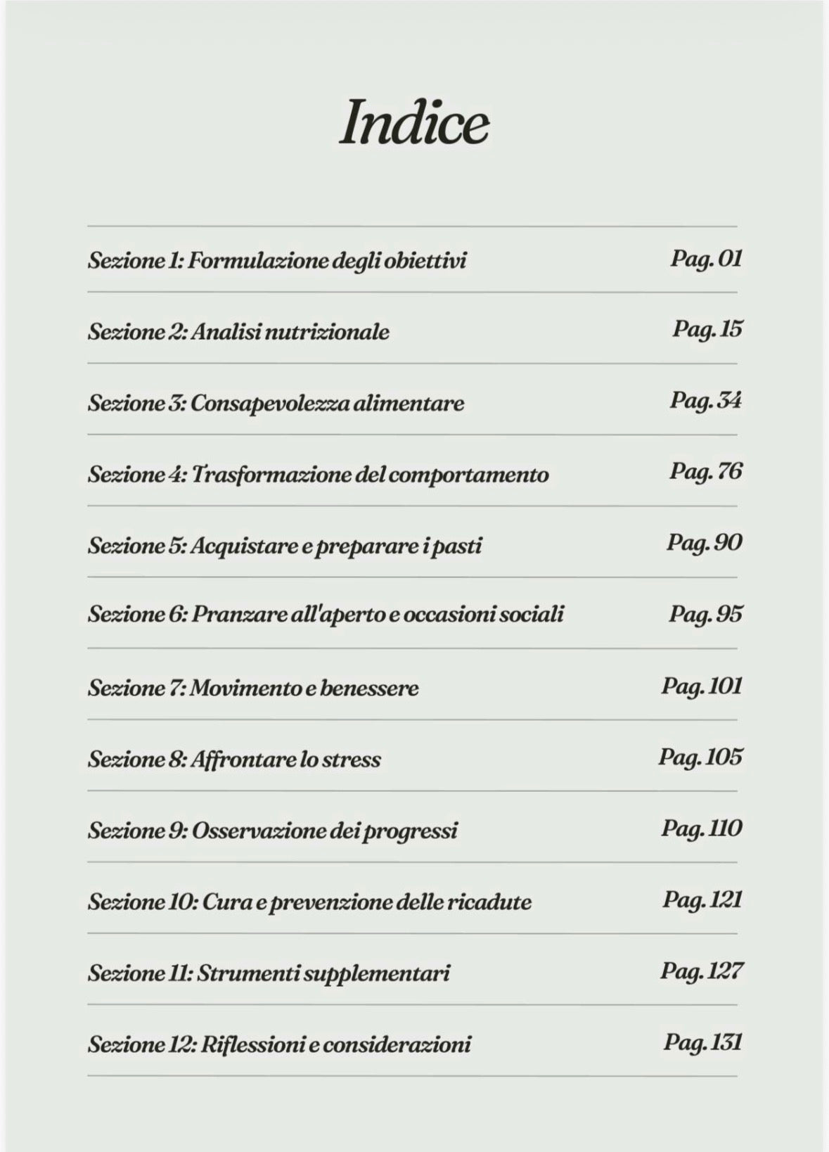 Workbook di Alimentazione Consapevole (PDF scaricabile)