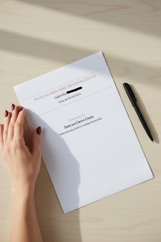 Piano Nutrizionale Basic (no consulenza, solo piano alimentare)